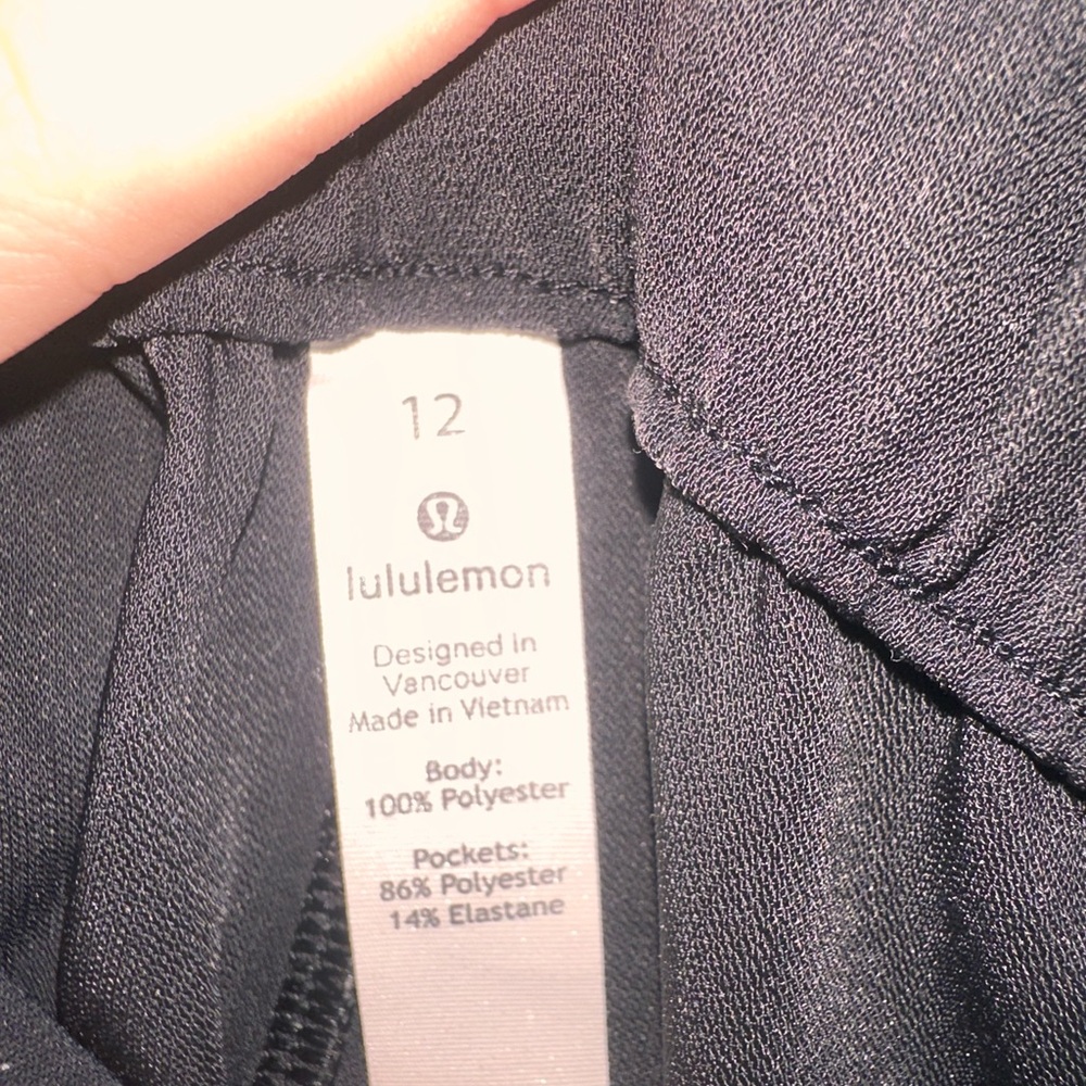 lululemon athletica Black High Waist Women's Shorts - Picture 3 of 3